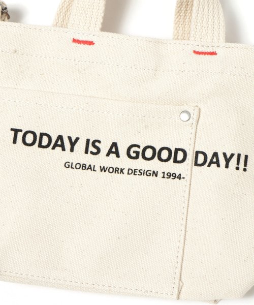 GLOBAL WORK(グローバルワーク)の「GLOBAL WORK LOGOトート2WAYミニ/815569(トートバッグ・レディース・その他1/その他2/その他3・FREE)」の8枚目の写真
