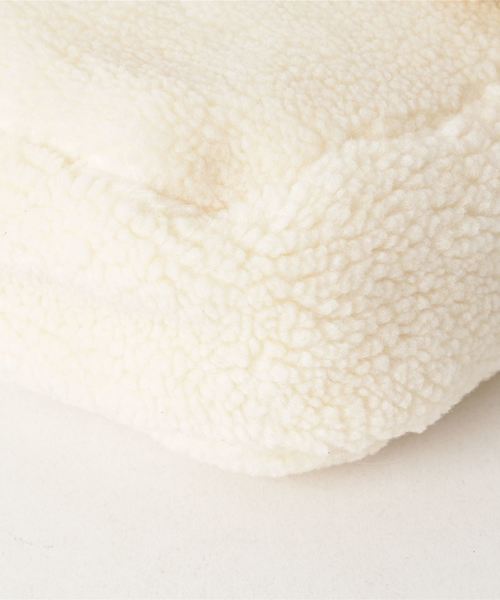 WEGO（ウィゴー）の「WEGO/ボアポシェット（ショルダーバッグ・レディース・ブラック/アイボリー・FREE）」の4枚目の写真