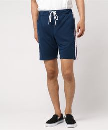 【no sweat】ラインロゴ入り リラックス ショート パンツ