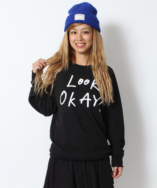 WEGO（ウィゴー）の「WEGO/ライトウェイト裏毛ロゴクルーネックスウェット（スウェット・メンズ・ホワイト/ブラック/杢グレー/ネイビー/マスタード/レッド・MEDIUM/LARGE）」の14枚目の写真