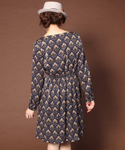 Soareak（ソアリーク）の「タペストリーガラワンピース（ワンピース・レディース・マスタード/ワイン・SMALL/MEDIUM）」の10枚目の写真