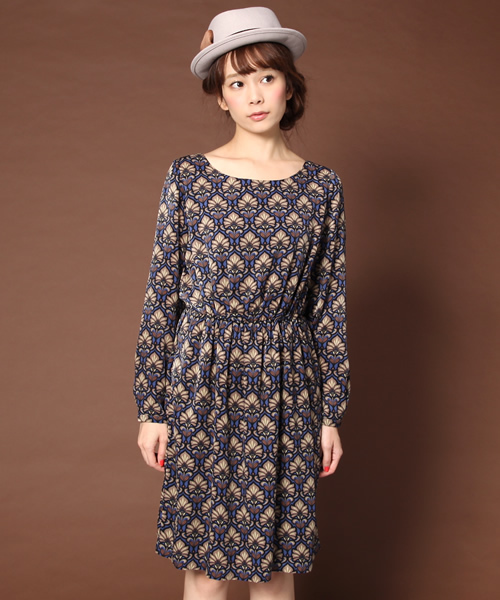 Soareak（ソアリーク）の「タペストリーガラワンピース（ワンピース・レディース・マスタード/ワイン・SMALL/MEDIUM）」の11枚目の写真