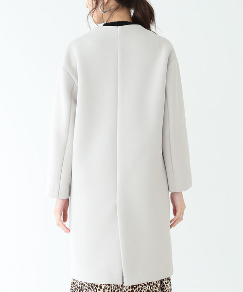 B:MING by BEAMS（ビーミングバイビームス）の「B:MING by BEAMS / ダンボールニットコート（その他アウター・レディース・ライトグレー/ネイビー/オレンジ系その他4・SMALL/MEDIUM）」の18枚目の写真