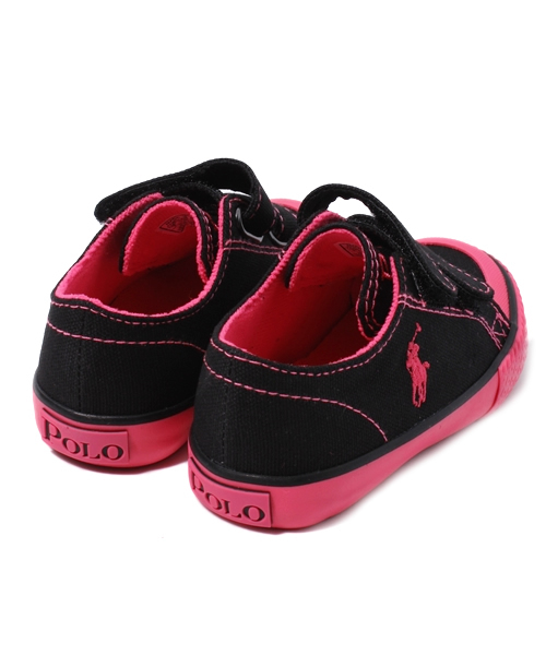 POLO RALPH LAUREN(ポロ ラルフ ローレン)の「ベビー キッズ ポロ ラルフローレン チャンドラー イージー Polo CHANDLER EZ 990728(スニーカー・キッズ・ブラック・13cm/14cm)」の4枚目の写真