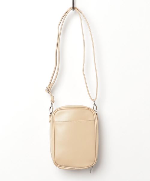 WEGO（ウィゴー）の「WEGO/ジップポイントミニショルダーバッグ（ショルダーバッグ・レディース・ブラック/ベージュ/シルバー/その他1/ホワイト系その他/パープル/ホワイト・FREE）」の10枚目の写真