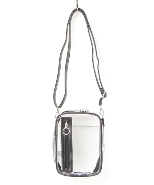WEGO（ウィゴー）の「WEGO/ジップポイントミニショルダーバッグ（ショルダーバッグ・レディース・ブラック/ベージュ/シルバー/その他1/ホワイト系その他/パープル/ホワイト・FREE）」の11枚目の写真