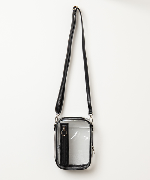 WEGO（ウィゴー）の「WEGO/ジップポイントミニショルダーバッグ（ショルダーバッグ・レディース・ブラック/ベージュ/シルバー/その他1/ホワイト系その他/パープル/ホワイト・FREE）」の16枚目の写真