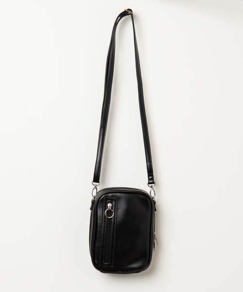 WEGO（ウィゴー）の「WEGO/ジップポイントミニショルダーバッグ（ショルダーバッグ・レディース・ブラック/ベージュ/シルバー/その他1/ホワイト系その他/パープル/ホワイト・FREE）」の17枚目の写真