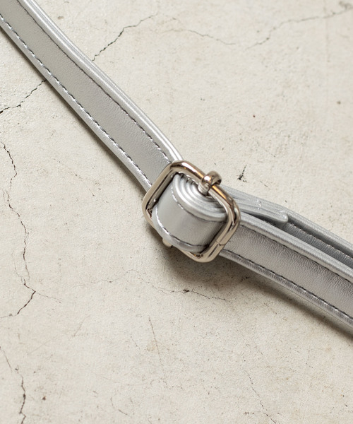 WEGO（ウィゴー）の「WEGO/ジップポイントミニショルダーバッグ（ショルダーバッグ・レディース・ブラック/ベージュ/シルバー/その他1/ホワイト系その他/パープル/ホワイト・FREE）」の22枚目の写真