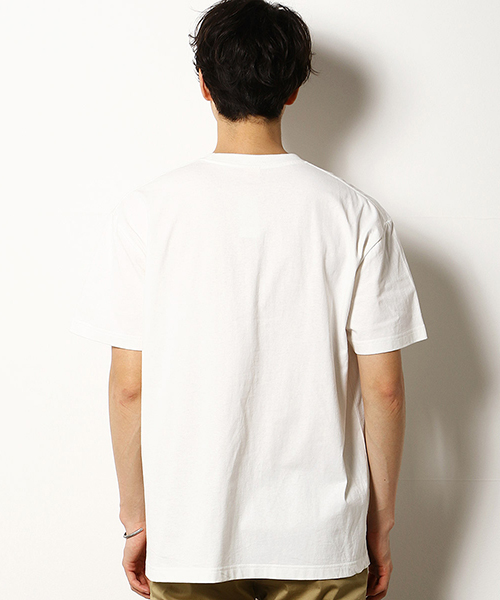 Purple&Yellow（パープルアンドイエロー）の「スーパー ビッグ シルエット プリント Tシャツ（Tシャツ/カットソー・メンズ・アイボリー/ブラック・MEDIUM/LARGE）」の14枚目の写真