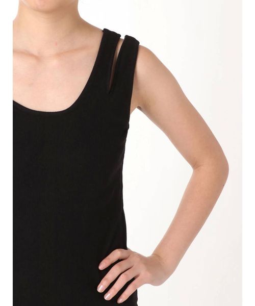 Ungrid（アングリッド）の「ショルダーデザインタンクトップ（タンクトップ・レディース・ブラック/オフホワイト/オリーブ/ブルー・FREE）」の14枚目の写真