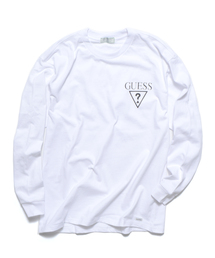 ROOPTOKYO | 別注：Guess Green Label/ゲスグリーンレーベル 2-Tone Triangle Q Mark Back Print LS Tee(Tシャツ/カットソー)
