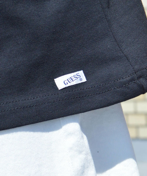 ROOPTOKYO(ループトウキョウ)の「別注:Guess Green Label/ゲスグリーンレーベル 2-Tone Triangle Q Mark Back Print LS Tee(Tシャツ/カットソー・メンズ・ホワイト/ブラック・M/S/XL/L)」の9枚目の写真
