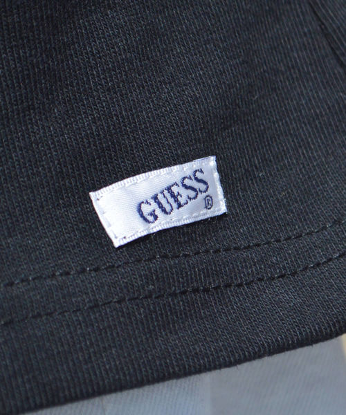 ROOPTOKYO(ループトウキョウ)の「別注:Guess Green Label/ゲスグリーンレーベル 2-Tone Triangle Q Mark Back Print LS Tee(Tシャツ/カットソー・メンズ・ホワイト/ブラック・M/S/XL/L)」の13枚目の写真