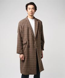 8(eight) | チェック チェスターコート ダブル オーバーサイズ(チェスターコート)