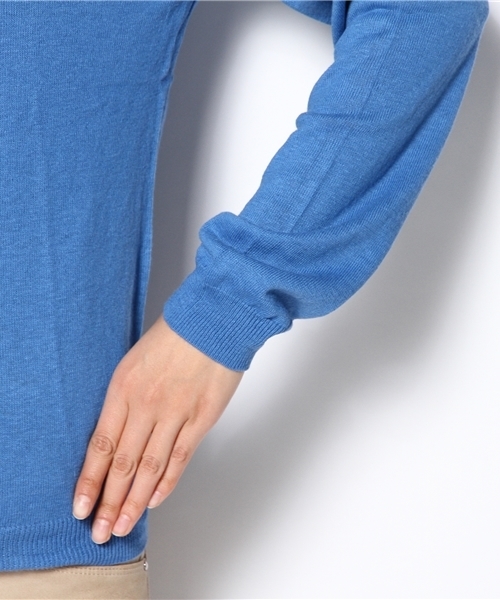 ikka(イッカ)の「12GハイツイストUVカーディガン(カーディガン/ボレロ・レディース・オフホワイト/ブラック/グレー/ブルー/スカイブルー/イエロー/レッド・LARGE/MEDIUM)」の13枚目の写真