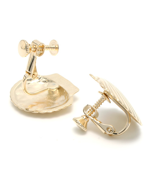 WEGO（ウィゴー）の「WEGO/シェルイヤリング（イヤリング・レディース・ゴールド・FREE）」の3枚目の写真