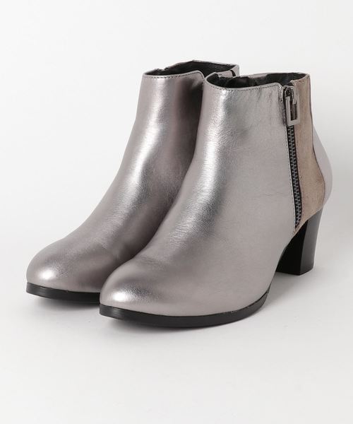 cava cava（サヴァサヴァ）の「〈cava cava（サヴァサヴァ）〉サイドファスナーブーツ（ブーツ・レディース・ブラック/レッド/ガンメタ・23.5cm/23.0cm/24.0cm/24.5cm/22.5cm）」の3枚目の写真