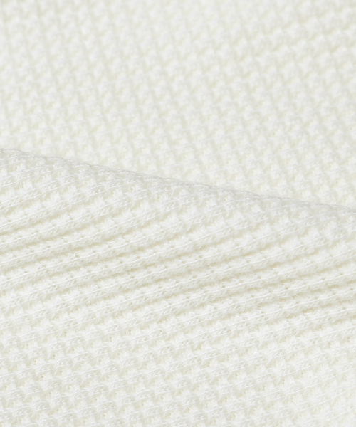 made in standard （メイドインスタンダード）の「made in standard/メイドインスタンダード  ワッフルドロップショルダーヘンリーネックプルオーバー（Tシャツ/カットソー・レディース・ブラック/ブラウン/カーキ/ナチュラル・FREE）」の10枚目の写真