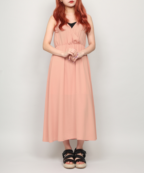 PUNYUS（プニュズ）の「カシュク－ルワンピ－ス（ワンピース・レディース・ブラック/ピンク・1/2/3/4）」の4枚目の写真