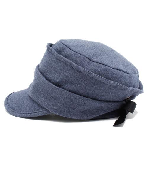 green label relaxing(グリーンレーベルリラクシング)の「GC ウラケBKリボンキャスケット(キャスケット・レディース・ダークグレー/ネイビー・フリー)」の6枚目の写真