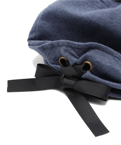 green label relaxing(グリーンレーベルリラクシング)の「GC ウラケBKリボンキャスケット(キャスケット・レディース・ダークグレー/ネイビー・フリー)」の9枚目の写真