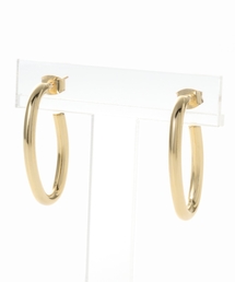 【CITRON Bijoux / シトロンビジュー】 oval hoop pierce / オーバルフープピアス