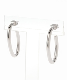 【CITRON Bijoux / シトロンビジュー】 oval hoop pierce / オーバルフープピアス
