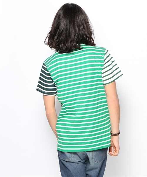 adidas Originals(アディダスオリジナルス)の「アディダス オリジナルス×ベドウィン adidas Originals BW BORDER TEE(Tシャツ/カットソー・メンズ・レッド/イエロー/グリーン・SMALL/X-LARGE/LARGE/MEDIUM)」の6枚目の写真