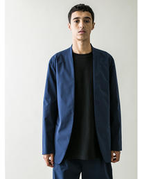 monkey time�i�����L�[�^�C���j�́u��monkey time�� PE 2W CLOTH LAPEL LESS JACKET/�W���P�b�g�i�e�[���[�h�W���P�b�g�j�v
