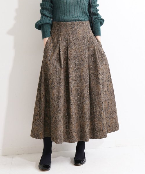 IENA LA BOUCLE モールジャガードAラインスカート IENA LA BOUCLE モールジャガード Aラインスカート◇