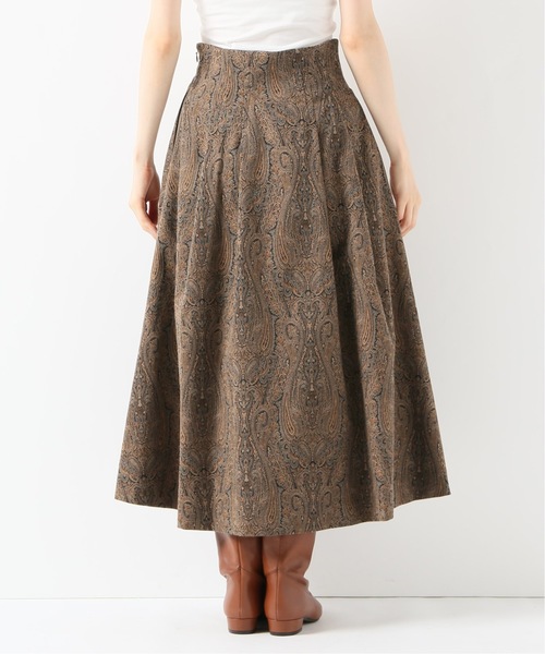 IENA LA BOUCLE ドットエンブロイダリータックスカート 2023SS】 IENA LA BOUCLE チュールドット刺繍タックスカート
