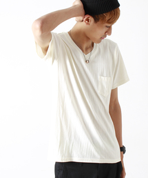 WEGO | WEGO/USコットンVネックポケットTシャツ(Tシャツ/カットソー)