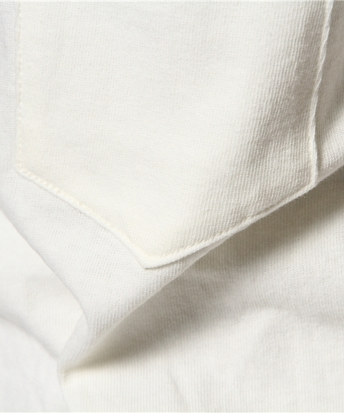 WEGO（ウィゴー）の「WEGO/USコットンVネックポケットTシャツ（Tシャツ/カットソー・メンズ・ホワイト/ブラック/杢グレー・LARGE/MEDIUM）」の10枚目の写真