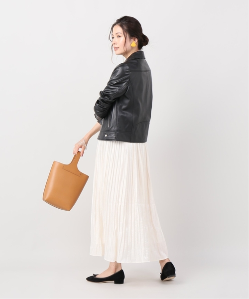 JOINT WORKS(ジョイントワークス)の「ラムレザーライダースジャケット(ライダースジャケット・レディース・ブラック/ブラウン・SMALL/MEDIUM)」の5枚目の写真