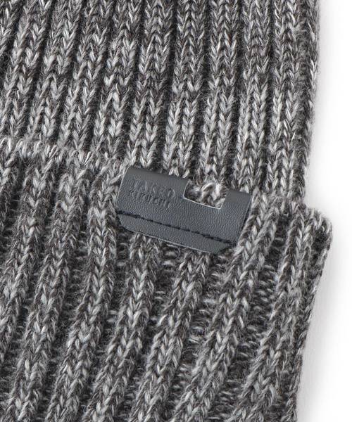 TAKEO KIKUCHI（タケオキクチ）の「ホールガーメント ニットキャップ（ニットキャップ/ビーニー・メンズ・ブラック/ネイビー/チャコール/ネイビー系4・00）」の6枚目の写真