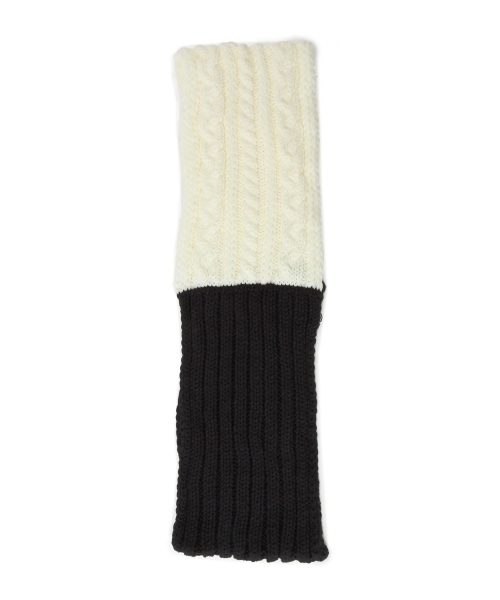 BEAMS（ビームス）の「◎BEAMS / ケーブル×リブ スヌード（ストール/ショール・メンズ・オフホワイト/グレー/ワイン/ネイビー・ONE SIZE）」の21枚目の写真