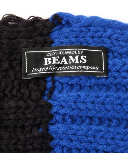 BEAMS（ビームス）の「◎BEAMS / ケーブル×リブ スヌード（ストール/ショール・メンズ・オフホワイト/グレー/ワイン/ネイビー・ONE SIZE）」の12枚目の写真