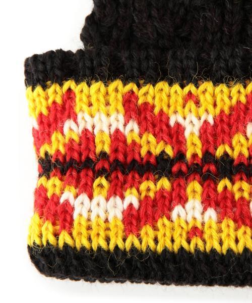 BEAMS（ビームス）の「◎BEAMS / フェアイルカフ ケーブルニットキャップ（ニットキャップ/ビーニー・メンズ・ライトグレー/ブラック/ネイビー・ONE SIZE）」の4枚目の写真