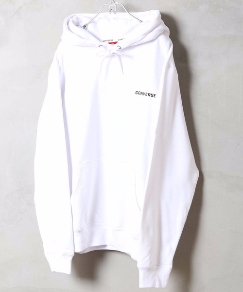CONVERSE(コンバース)の「【CONVERSE/コンバース】ワンポイントプルパーカー ブランドロゴ(パーカー・メンズ・ホワイト/ブラック/イエロー・X-LARGE/MEDIUM/LARGE)」の8枚目の写真