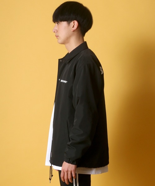 BEN DAVIS（ベンデイビス）の「BEN DAVIS/ベンデイビス ロゴプリント コーチジャケット（ナイロンジャケット・メンズ・ワイン/ダークグリーン/ブラック・XL/L/M）」の11枚目の写真