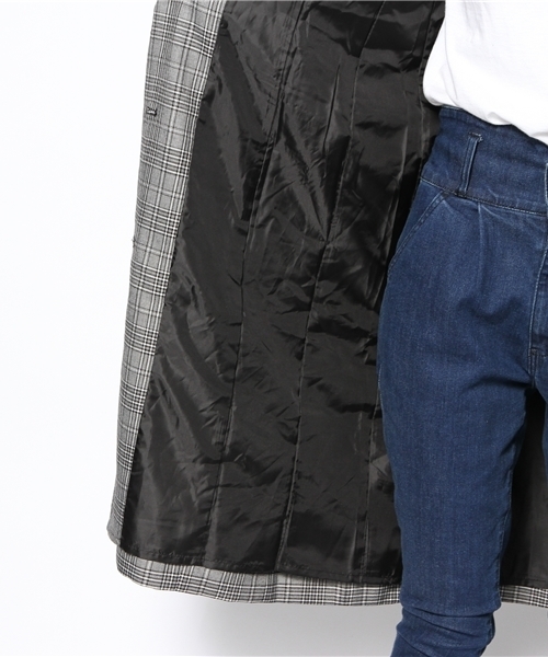 EMODA（エモダ）の「PLAIN GLENCHECKエドワードロングJK（テーラードジャケット・レディース・その他・MEDIUM）」の3枚目の写真