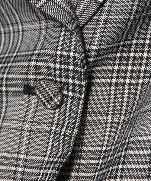 EMODA（エモダ）の「PLAIN GLENCHECKエドワードロングJK（テーラードジャケット・レディース・その他・MEDIUM）」の4枚目の写真