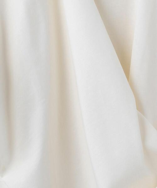 6（ロク）の「＜6(ROKU)＞STOLE SHORT SLEEVE PULLOVER/カットソー（Tシャツ/カットソー・レディース・ベージュ/オリーブ/オフホワイト・FREE）」の5枚目の写真