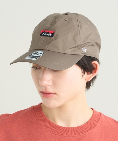 NANGA（ナンガ）の「NANGA×47 AURORA TEX CAP / ナンガ×47 オーロラテックスキャップ（キャップ・メンズ・ネイビー/ブラウン/ブラック/カーキ/アイボリー/グレー系その他/ブラウン系その他・FREE）」の4枚目の写真