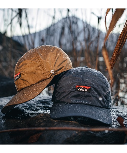NANGA（ナンガ）の「NANGA×47 AURORA TEX CAP / ナンガ×47 オーロラテックスキャップ（キャップ・メンズ・ネイビー/ブラウン/ブラック/カーキ/アイボリー/グレー系その他/ブラウン系その他・FREE）」の8枚目の写真