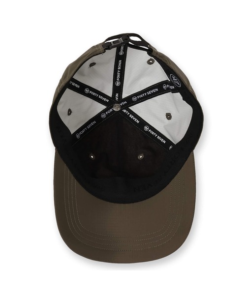 NANGA（ナンガ）の「NANGA×47 AURORA TEX CAP / ナンガ×47 オーロラテックスキャップ（キャップ・メンズ・ネイビー/ブラウン/ブラック/カーキ/アイボリー/グレー系その他/ブラウン系その他・FREE）」の15枚目の写真