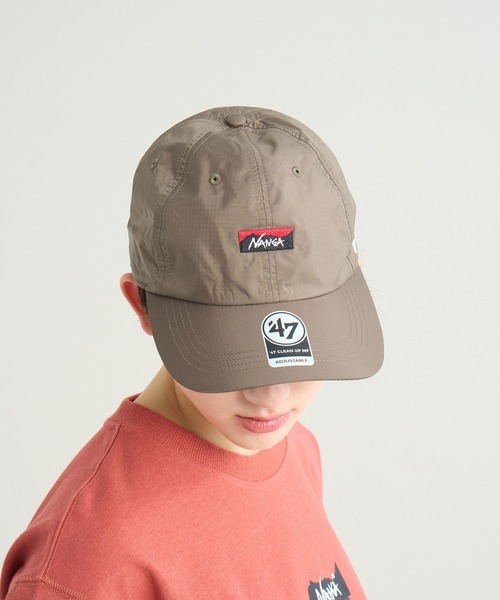 NANGA（ナンガ）の「NANGA×47 AURORA TEX CAP / ナンガ×47 オーロラテックスキャップ（キャップ・メンズ・ネイビー/ブラウン/ブラック/カーキ/アイボリー/グレー系その他/ブラウン系その他・FREE）」の19枚目の写真