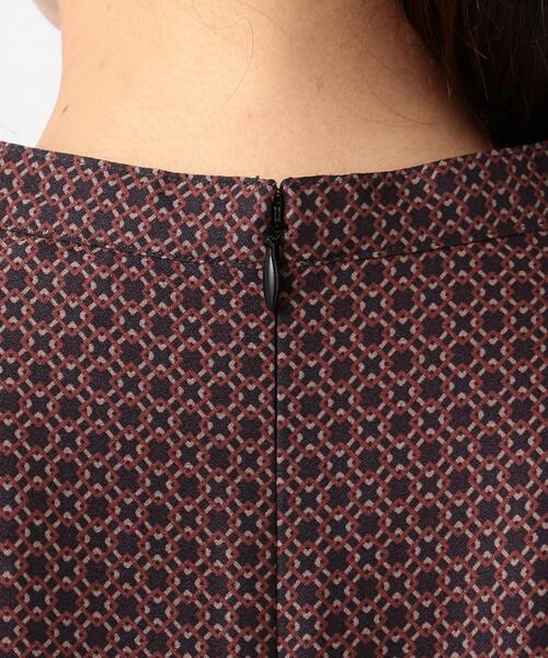J.PRESS Ladies(J.プレス レディス)の「【洗える】ジオメトリックプリント ワンピース(ワンピース・レディース・グレー系5/ネイビー系5・XS)」の9枚目の写真