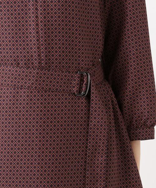 J.PRESS Ladies(J.プレス レディス)の「【洗える】ジオメトリックプリント ワンピース(ワンピース・レディース・グレー系5/ネイビー系5・XS)」の8枚目の写真